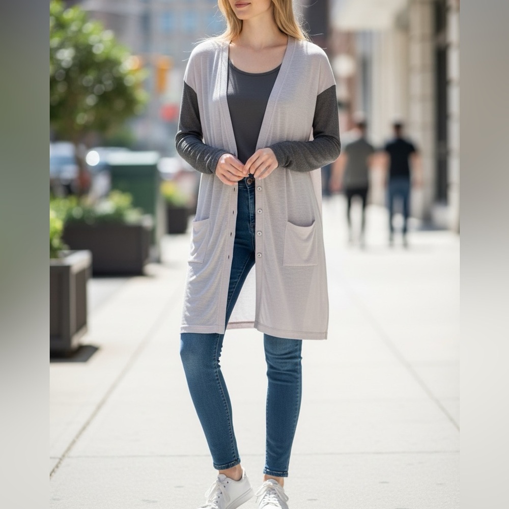 Size S ROSSOPURO Fine Wool Cashmere Cardigan NWT